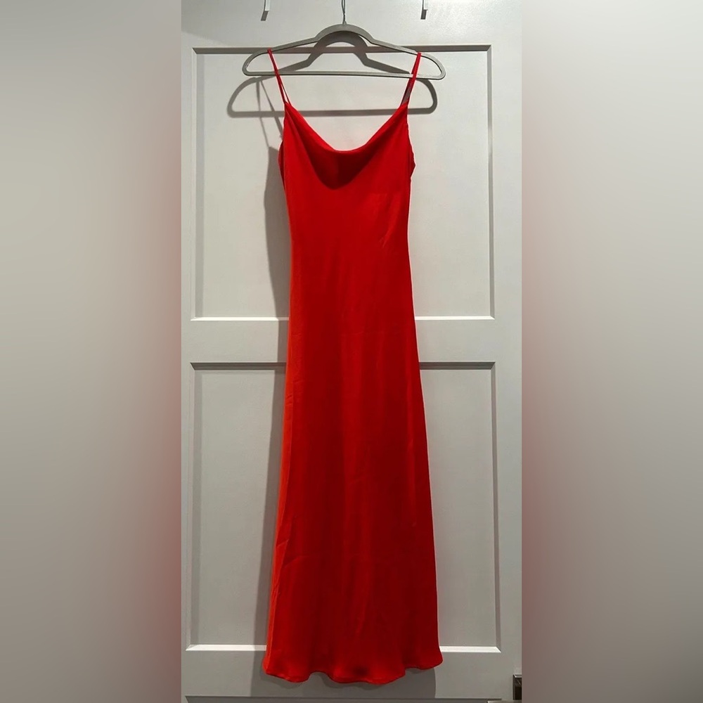 Altar'd State Vibrant Red Spaghetti StrapDress